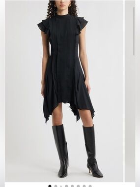 Chelsea28 🔥 Pintuck Handkerchief Hem Dress